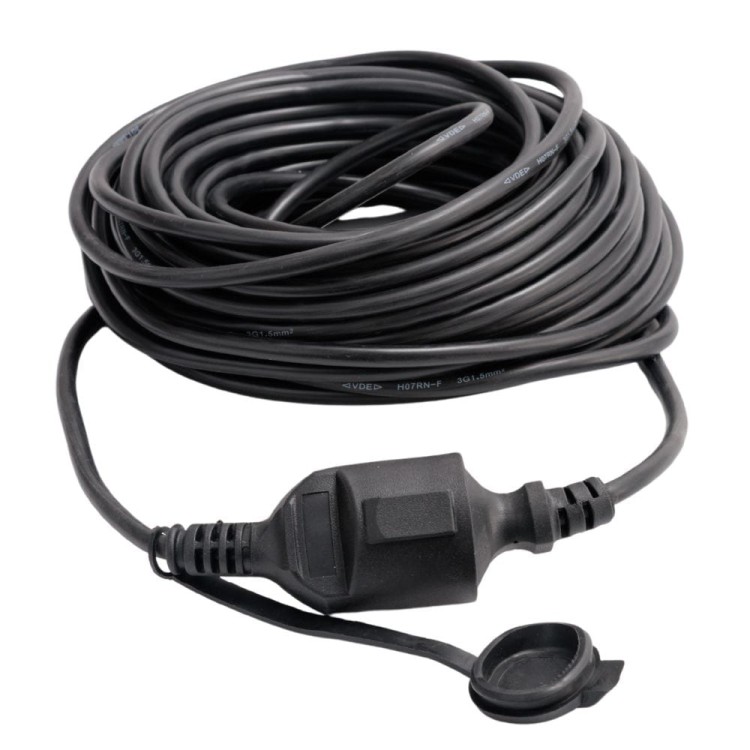 PRZEDŁUŻACZ OGRODOWY BUDOWLANY 20M 3x1,5mm