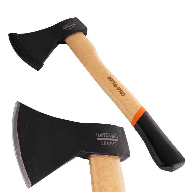 SIEKIERA TOPOREK CIESIELSKI 1KG DREWNIANY TRZONEK 44 CM
