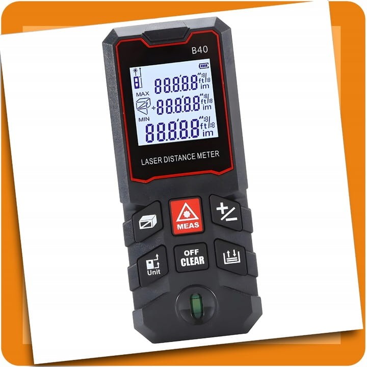 dalmierz laserowy z pamięcią cyfrowy 40m -2