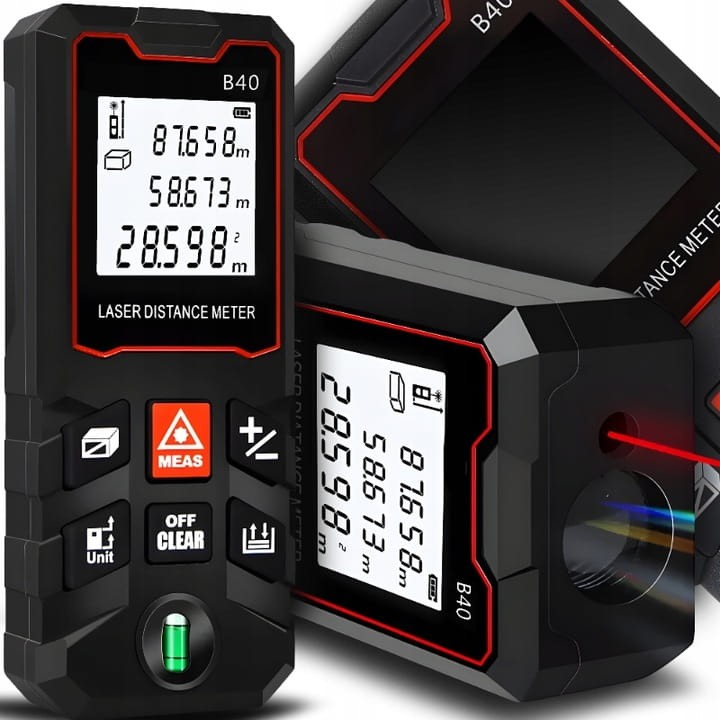 dalmierz laserowy z pamięcią cyfrowy 40m -5