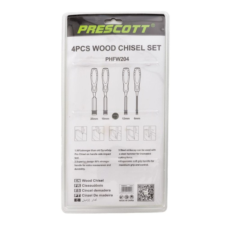 Zestaw dłut do drewna 4szt 6-25mm-3