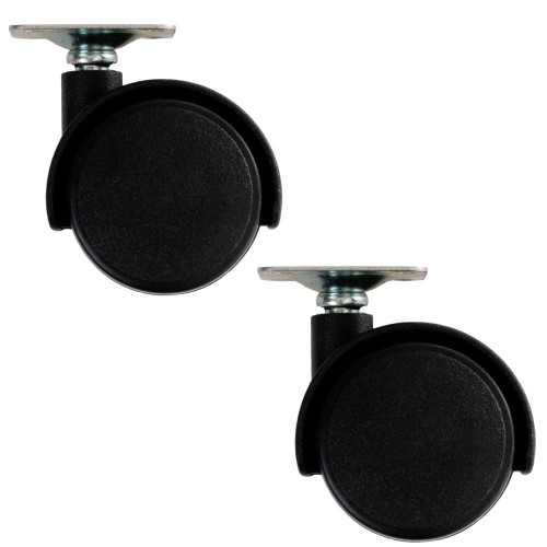 Kółka obrotowe podwójne meblowe -1