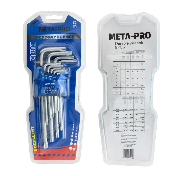 Zestaw kluczy torx trzpieniowych  długich -5