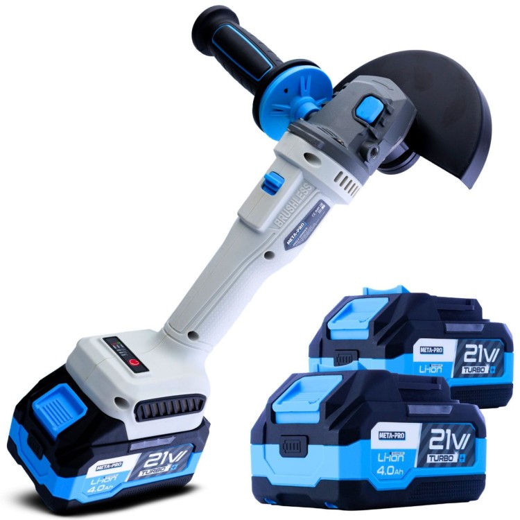 szlifierka kątowa akumulatorowa 21V 1200W 4Ah -1