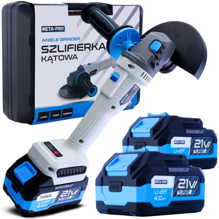 szlifierka kątowa akumulatorowa 21V 1200W 4Ah-10
