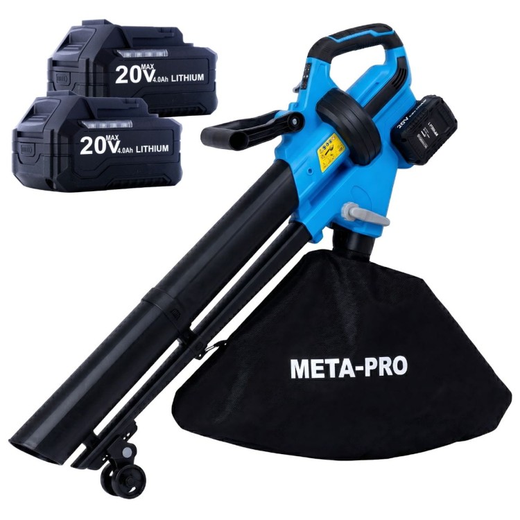 Dmuchawa akumulatorowa do liści z rozdrabniaczem 3w1 40V 2*4Ah  -1