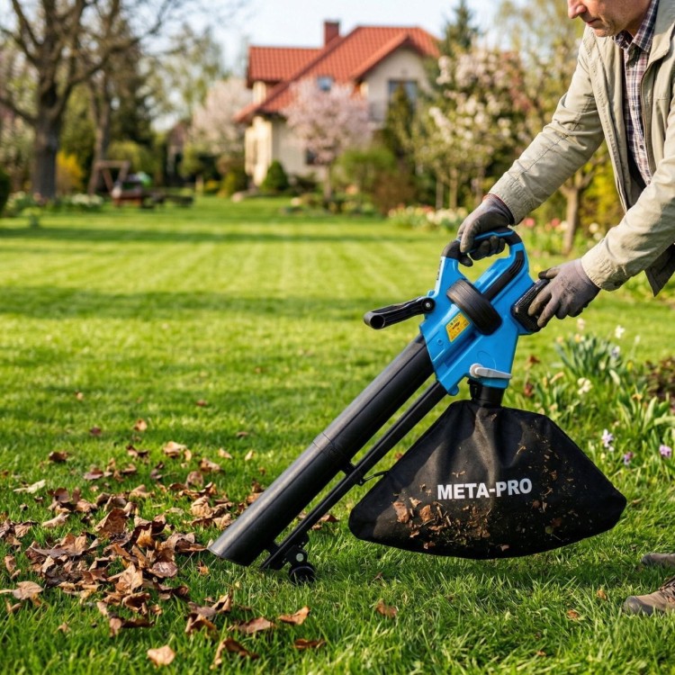 Dmuchawa akumulatorowa do liści z rozdrabniaczem 3w1 40V 2*4Ah -2