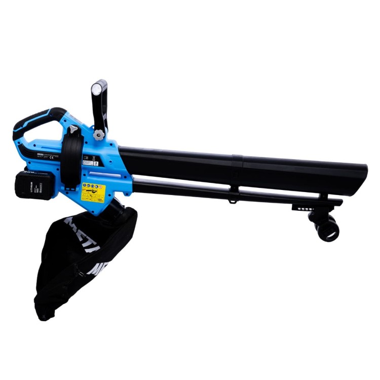 Dmuchawa akumulatorowa do liści z rozdrabniaczem 3w1 40V 2*4Ah -7