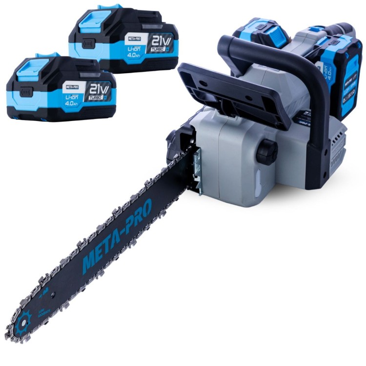 Piła łańcuchowa akumulatorowa bezszczotkowa 16" 1000w 2*4ah  -1