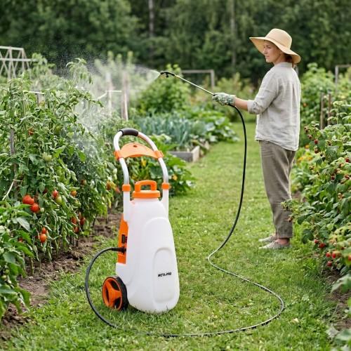 Opryskiwacz akumulatorowy na kołach 10Ah -2