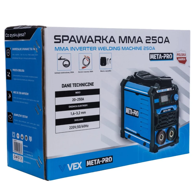 Spawarka inwertorowa mma 250A-6