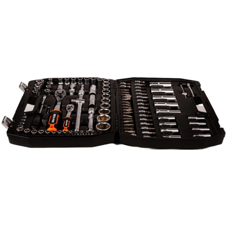 KLUCZE NASADOWYCH ZESTAW 108 EL. – 1/2" + 1/4" -4