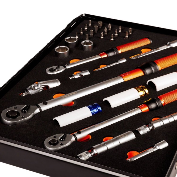 Klucz dynanometryczny zestaw 3szt  1/4" 3/8" 1/2"-6