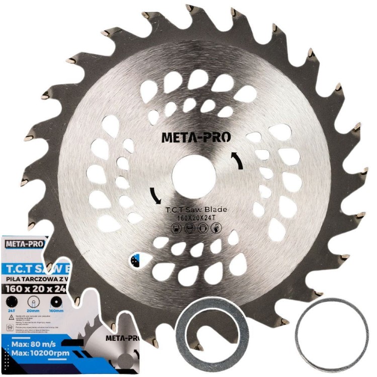 PIŁA TARCZOWA DO DREWNA – 160 x 20 x 24T-1