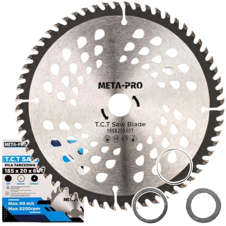 PIŁA TARCZOWA DO DREWNA – 185 x 20 x 60T-1