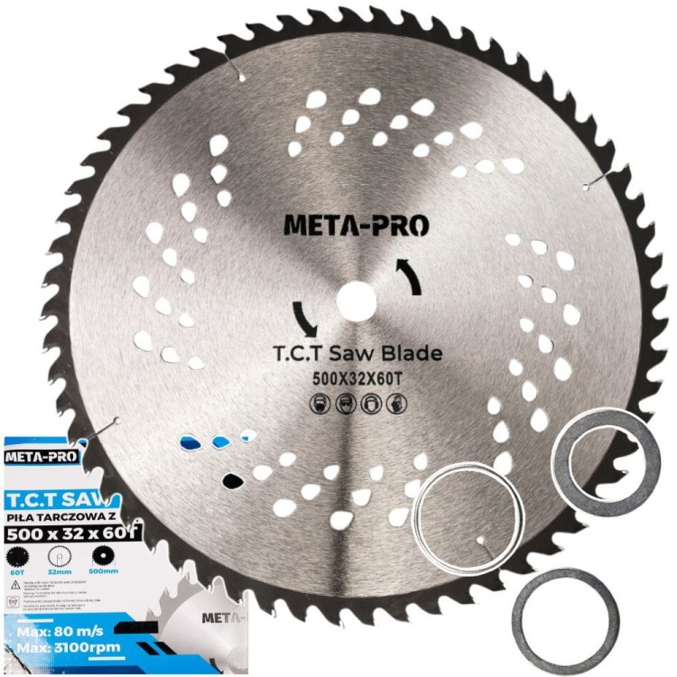 PIŁA TARCZOWA DO DREWNA – 500 x 32 x 60T-1