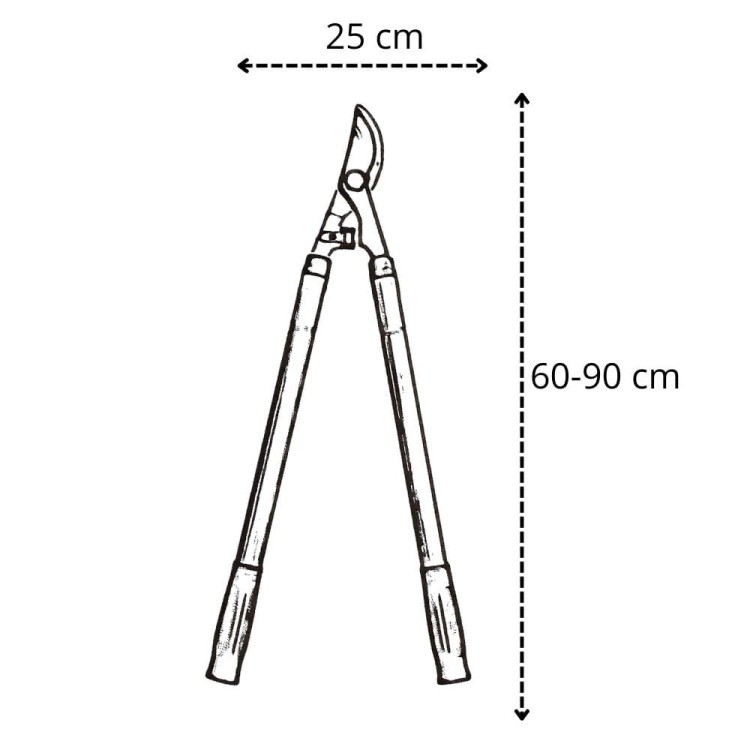 SEKATOR NOŻYCE DO ŻYWOPŁOTU TELESKOPOWE 60-90 CM-2
