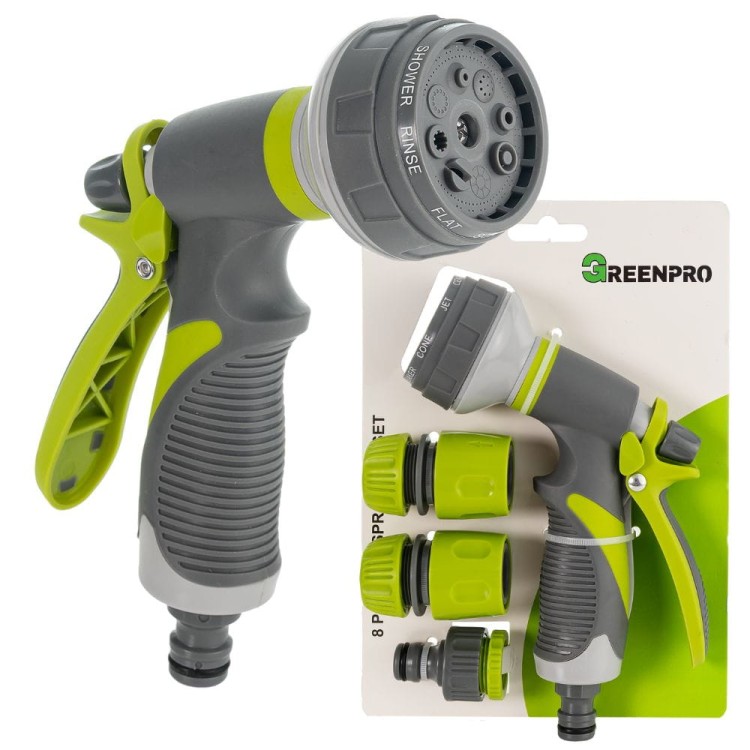 PISTOLET ZRASZAJĄCY OGRODOWY 8 TRYBÓW-1