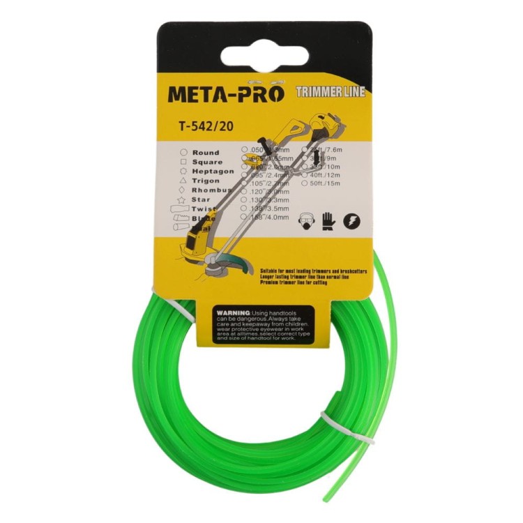 ŻYŁKA DO KOSY SPALINOWEJ KWADRAT 2.0mm x 15m