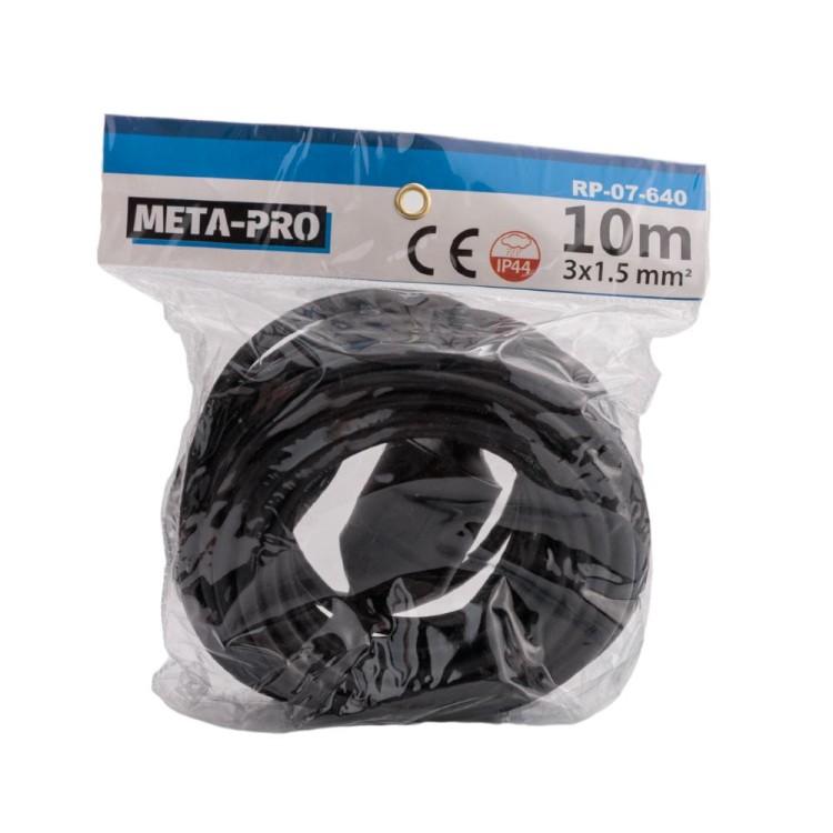 PRZEDŁUŻACZ OGRODOWY BUDOWLANY 10M 3x1,5mm-2