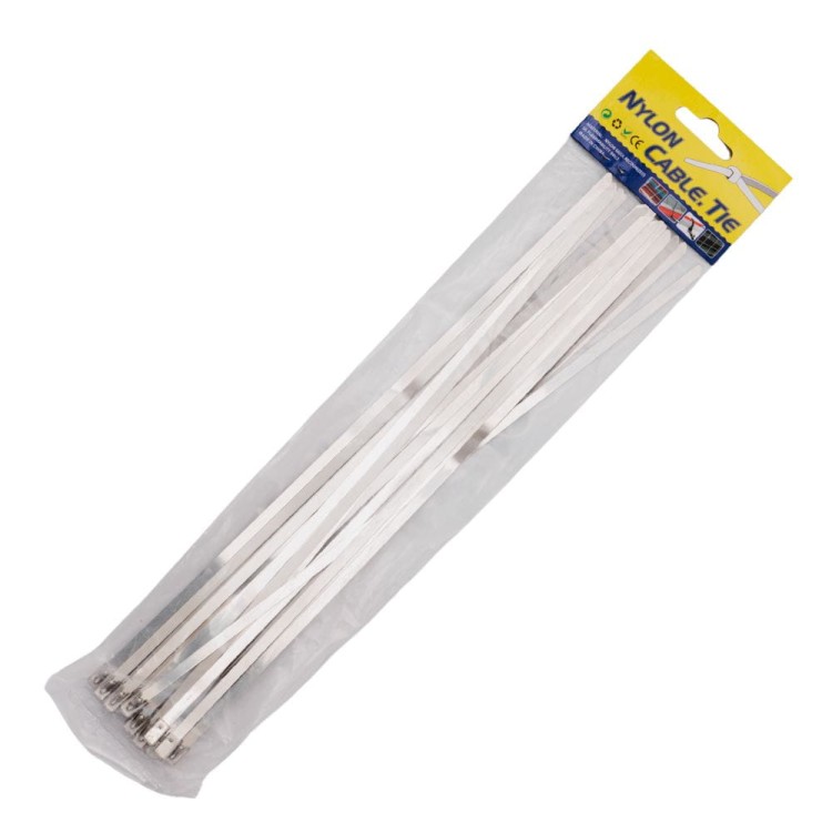 Opaski zaciskowe aluminiowe – 4.6 x 300 MM (20 SZT.)-2