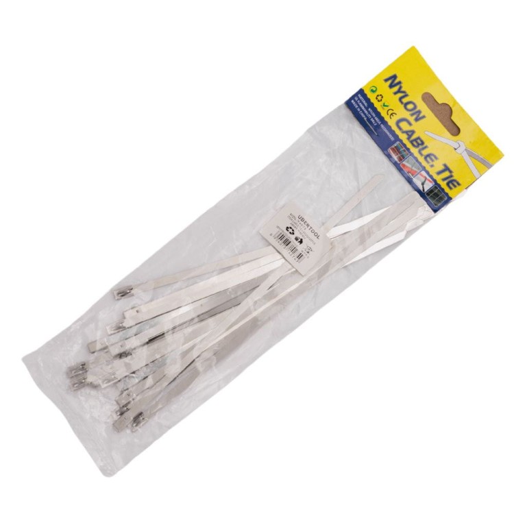 OPASKI ZACISKOWE METALOWE – 4.6 x 200 MM (20 SZT.) -2