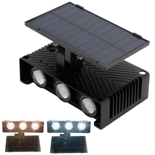 Lampa Solarna Zewnętrzna Ścienna-1