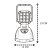 LATARKA SZPERACZ SOLARNA LED – 55 DIOD / 600 LM (3000 mAh) -2