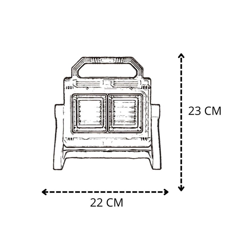 Lampa robocza akumulatorowa – 30W / 1500 LM  -2