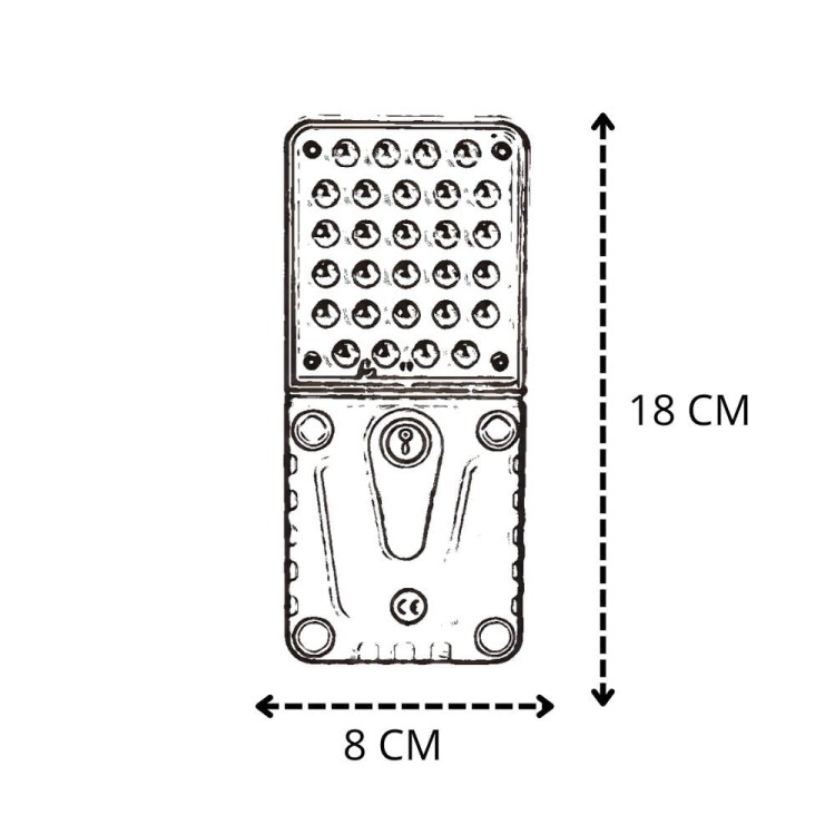 Lampa robocza warsztatowa LED - 10W( akumulatorowa)-2
