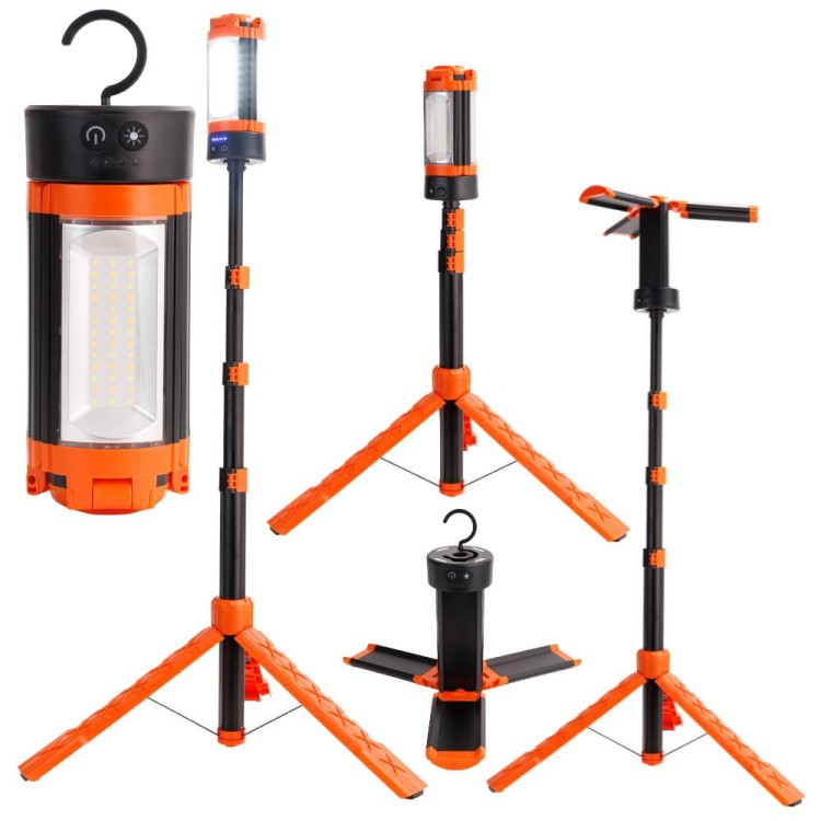 LAMPA ROBOCZA LED STOJĄCA (TELESKOPOWA) – 2200 LM / 6Ah-1