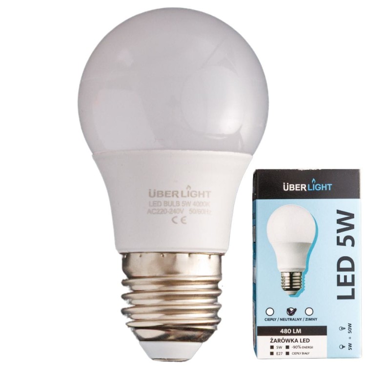 ŻARÓWKA LED – 5W / 480 LM (BARWA NEUTRALNA 4000K)-1