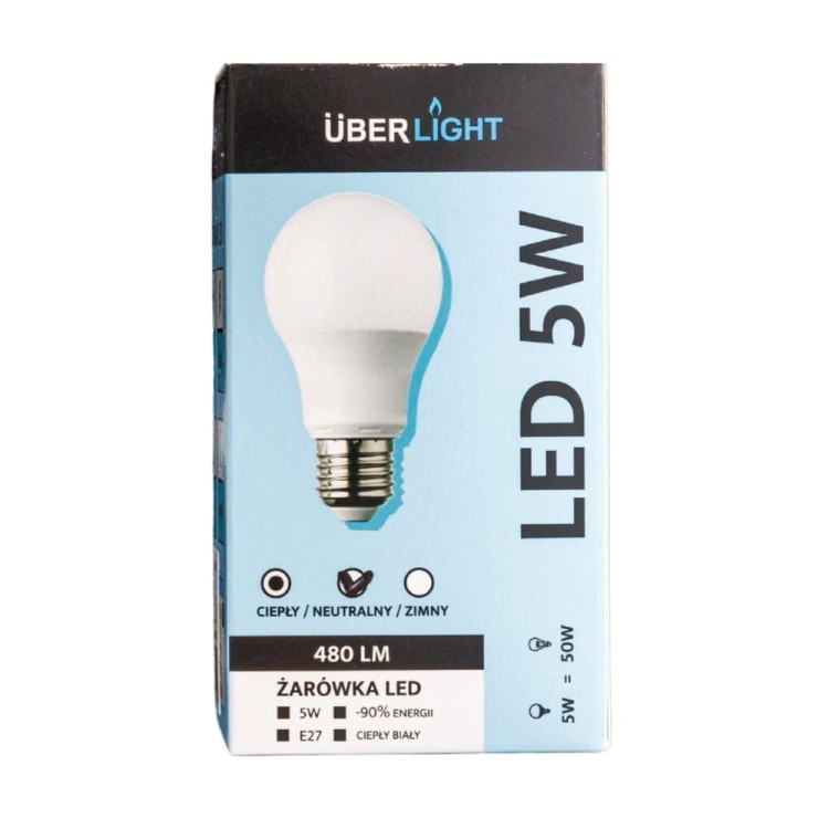 ŻARÓWKA LED – 5W / 480 LM (BARWA NEUTRALNA 4000K)-6