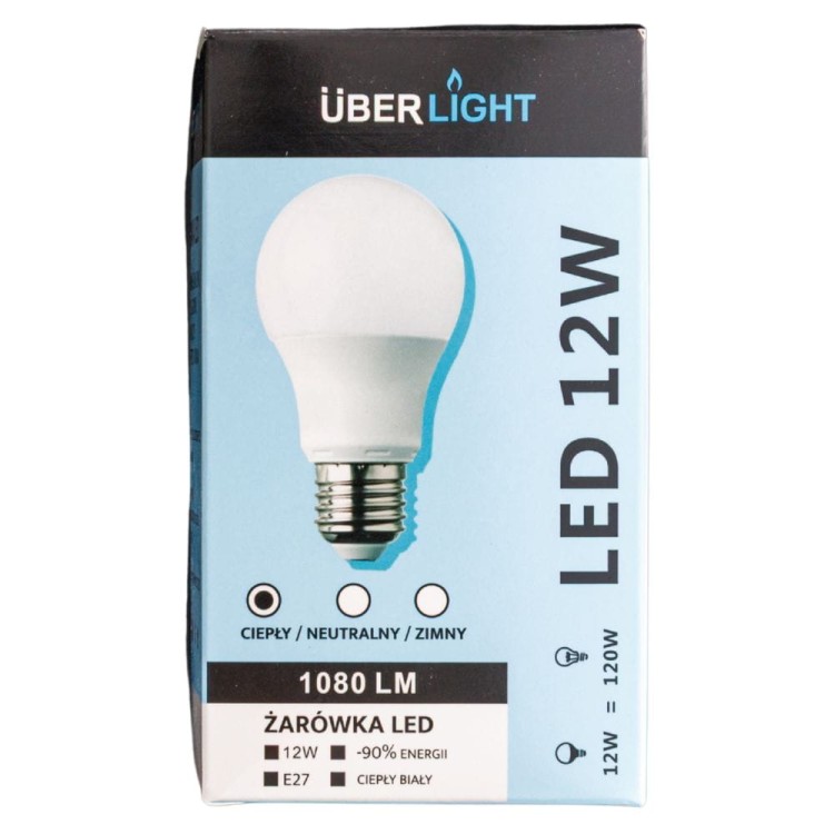 ŻARÓWKA LED – 12W / 1080 LM (BARWA CIEPŁA 3000K)-5