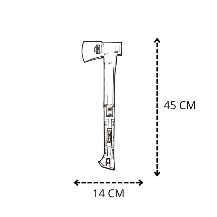 SIEKIERA TOPÓR 1100G-2
