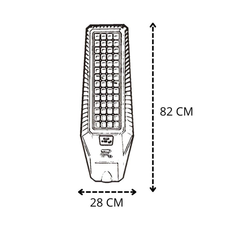 LAMPA SOLARNA ULICZNA LED – 350W / 20Ah (6500K)-2