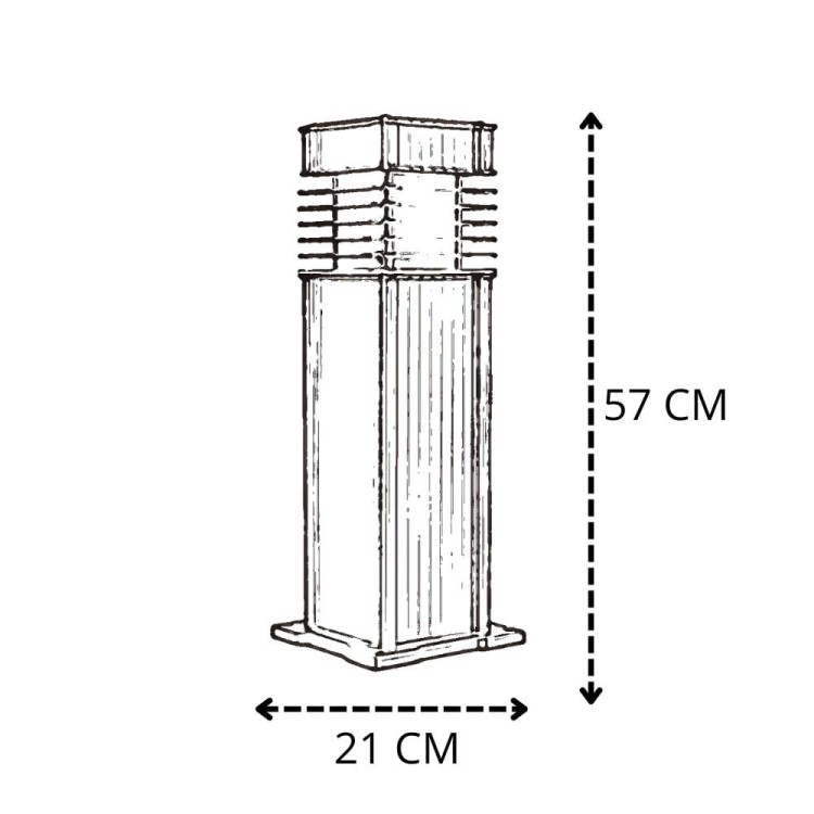 Lampa Ogrodowa Led Stojąca-2