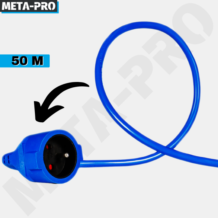 PRZEDŁUŻACZ BUDOWLANY I OGRODOWY 50M 3x1,5mm-4