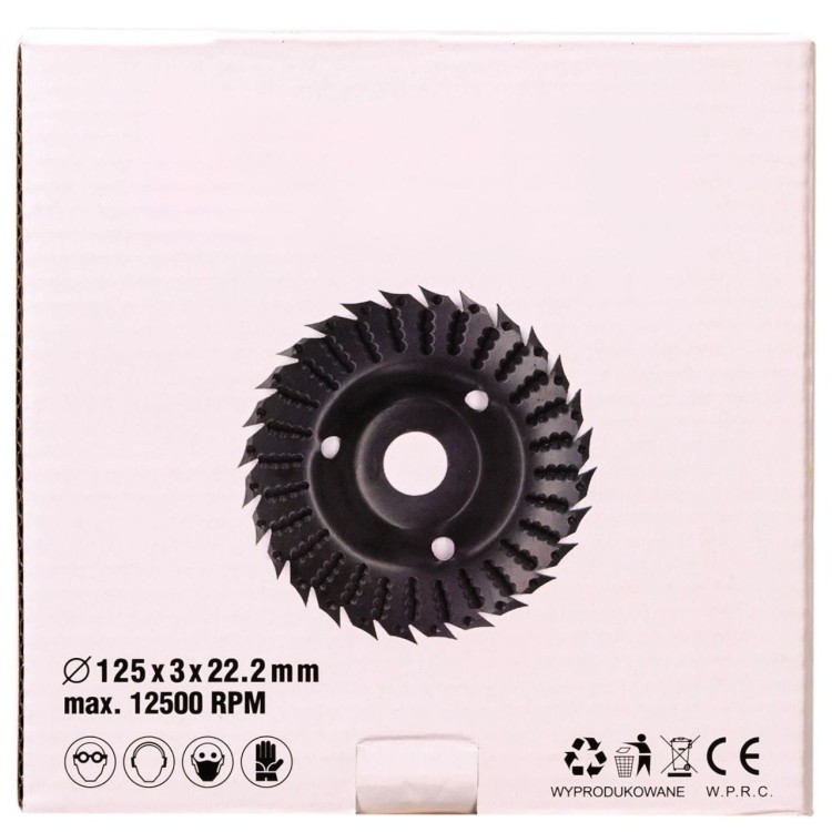 TARCZA TARNIKOWA WPUSZCZONA (WKLĘSŁA) – 125 x 22.2 MM -4