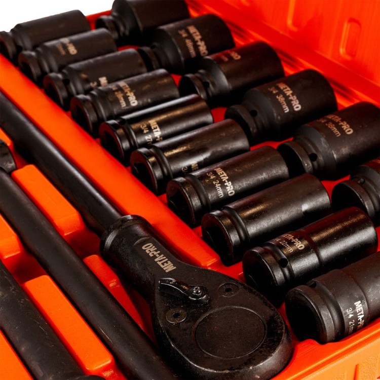 Zestaw nasadek pneumatycznych kluczy zestaw 21szt. 3/4'-4