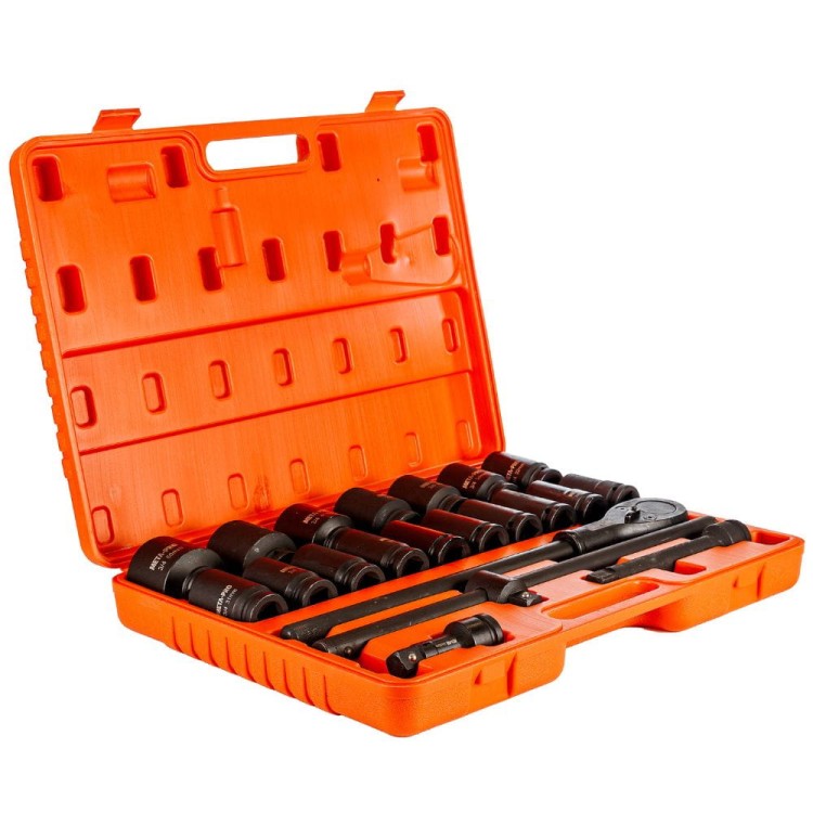 Zestaw nasadek pneumatycznych kluczy zestaw 21szt. 3/4'-8