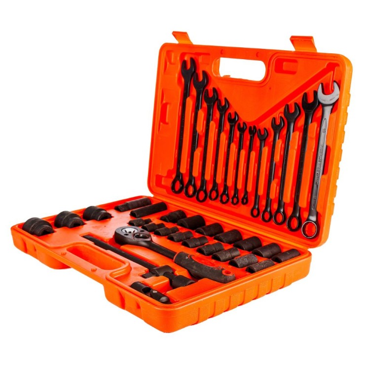 Zestaw nasadek pneumatycznych komplet kluczy zestaw 37 el. 1/2'-2