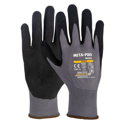 RĘKAWICE ROBOCZE OGRODOWE SZARE ROZ. 9 12 PAR-1