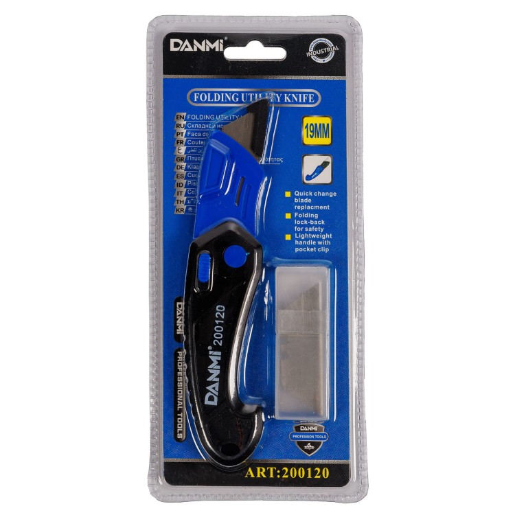 NÓŻ DO TAPET TAPICERSKI 19MM-1