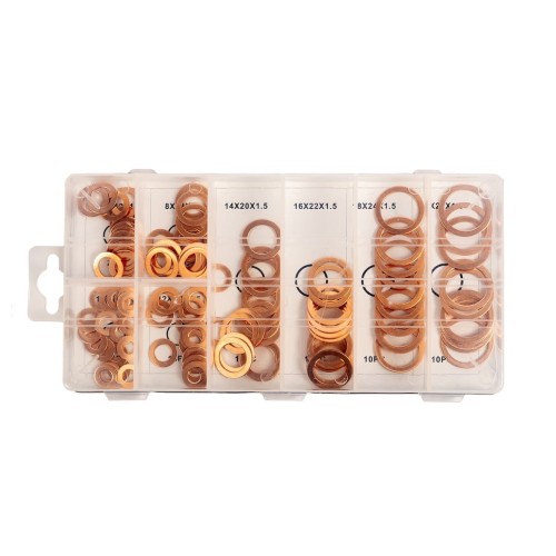 PODKŁADKI MIEDZIANE 120 szt-2