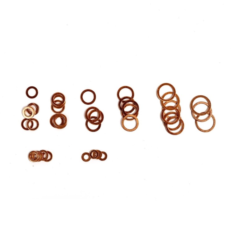 PODKŁADKI MIEDZIANE 120 szt-4