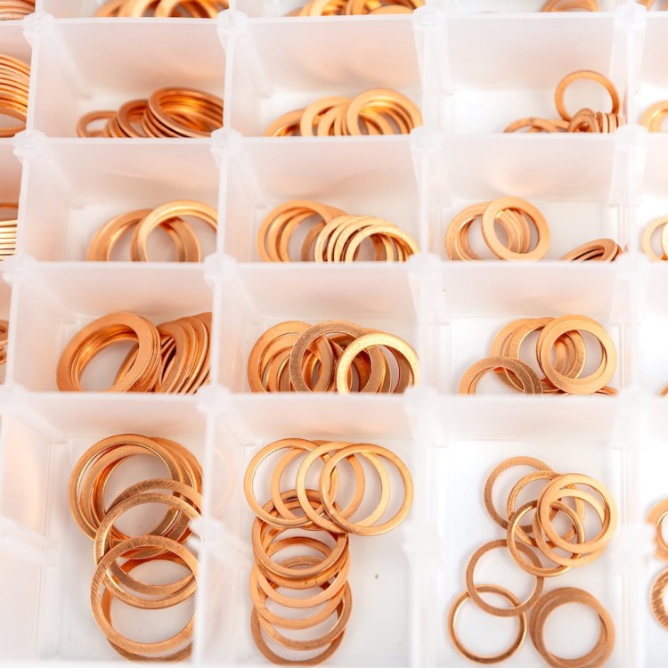 PODKŁADKI MIEDZIANE 300 szt-4