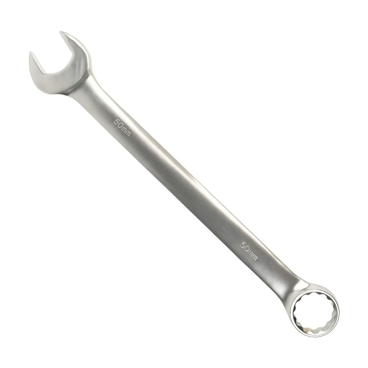 klucz płasko-oczkowy 50 mm chrome vanadium