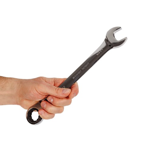 klucz płasko-oczkowy z grzechotką i przegubem-2