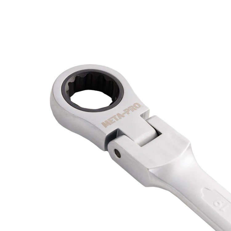 KLUCZE płasko-oczkowe z grzechotką i przegubem 8 MM 10 MM 13 MM 17 MM 19 MM-4